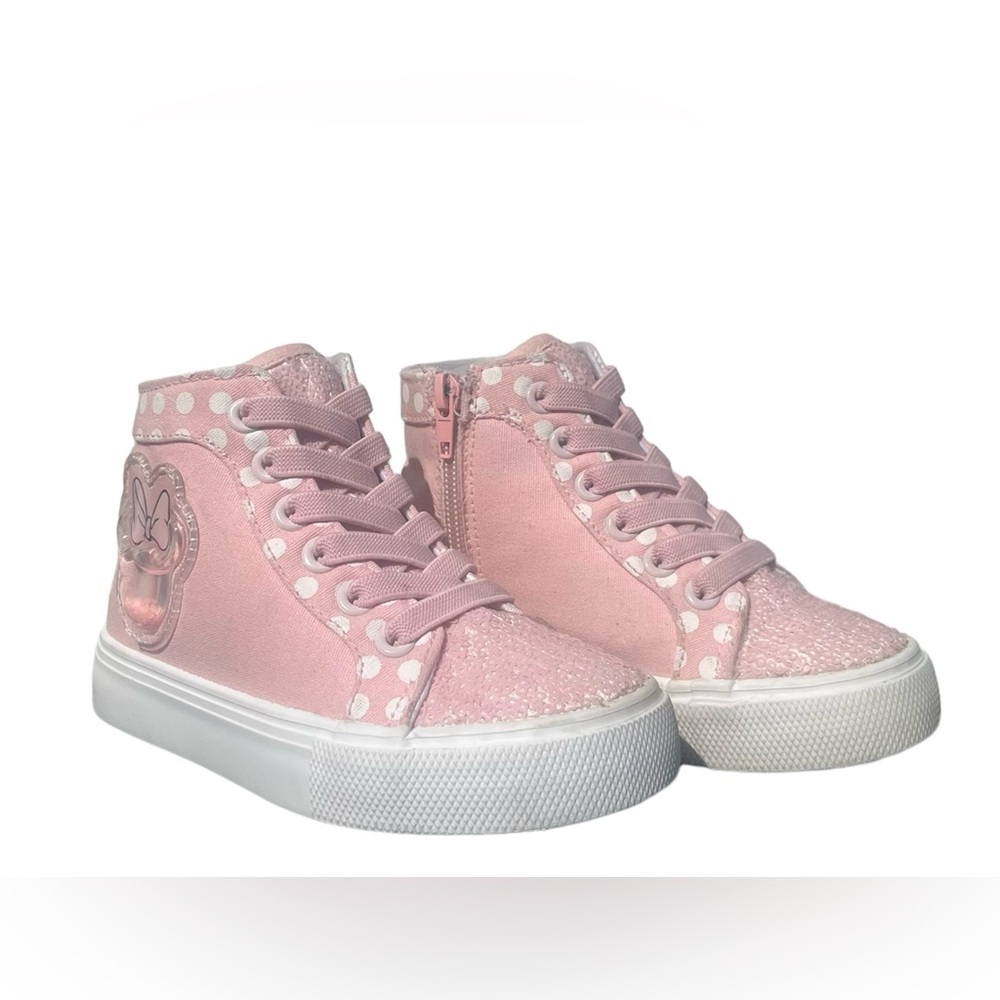 Disney Kids' Minnie Mouse High Top Sneaker Toddler- Size 11